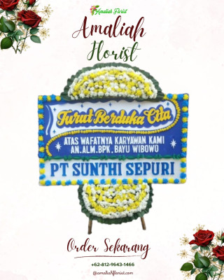Papan Bunga Duka di Cicaheum
