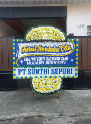Papan Bunga Duka di Cicaheum