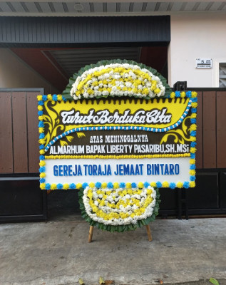 Papan Bunga Duka di Cicaheum